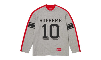 Split L/S Football Top "FW25 - Grey" SU26886