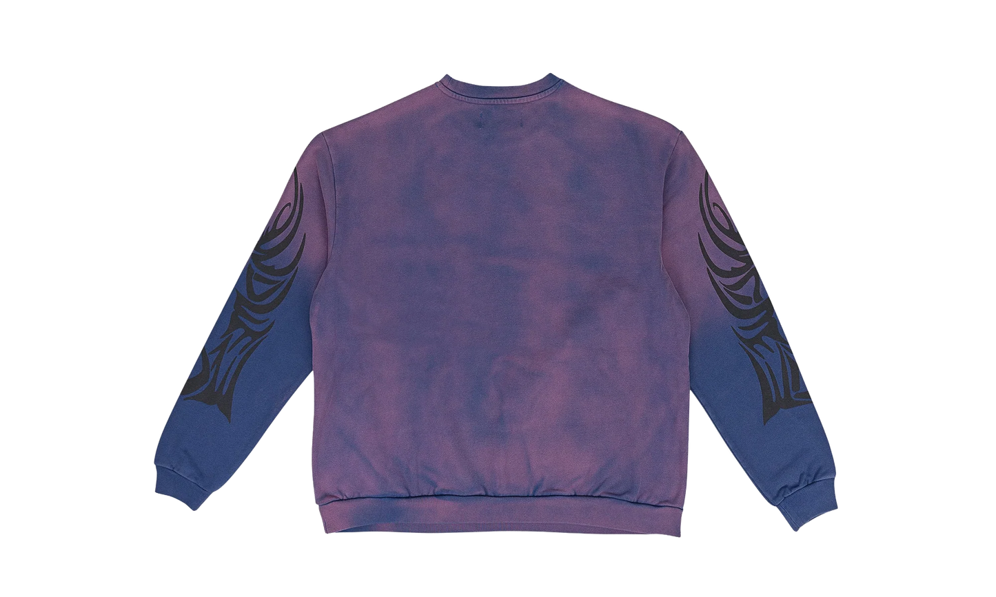 WINGED LOGO CREWNECK SWEATER "Purple" 1110540021SS24