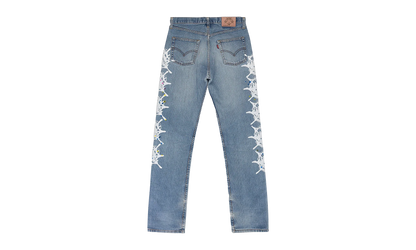VINTAGE WEB STRAIGHT-FIT JEANS "Denim Blue" SP5der107
