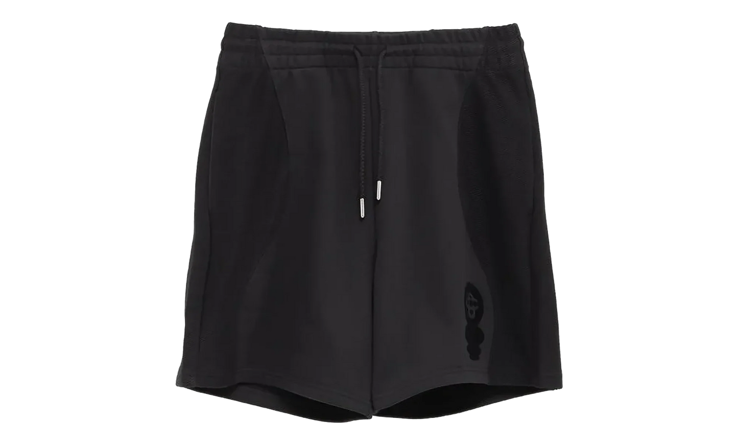 Squash Logo Flock Shorts "Black" MSS26JTR36901