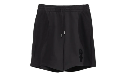Squash Logo Flock Shorts "Black" MSS26JTR36901
