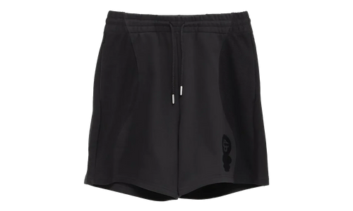 Squash Logo Flock Shorts "Black" MSS26JTR36901