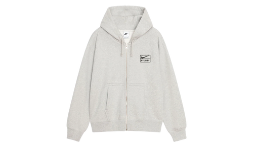 Stussy Fleece Zip Hoodie "Grey Heather" FJ9181050 GHEA
