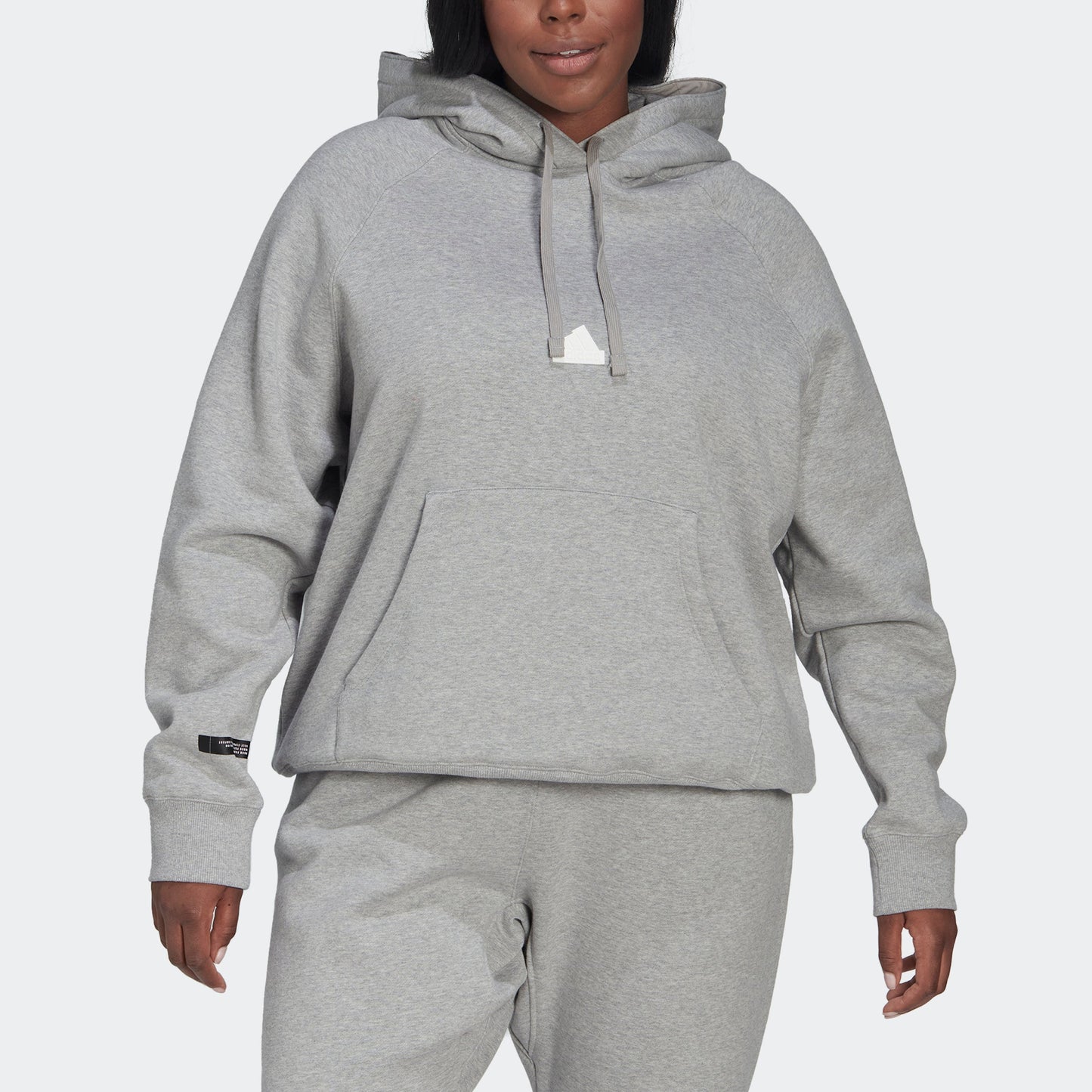 Women's adidas Oversized Hooded Sweatshirt (Plus Size)