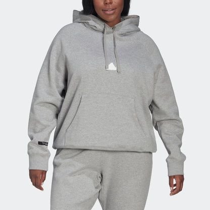 Women's adidas Oversized Hooded Sweatshirt (Plus Size)
