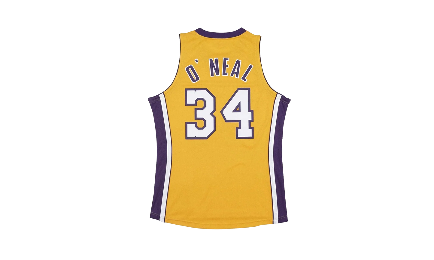 NBA Shaquille O'Neal Authentic Jersey "1999 Los Angeles Lakers - Team Gold" AJY4CP19141 LALLTGD99SON