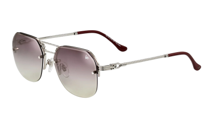 CEO Bevel Rimless Drill Mount 18KT "White Gold / Pastel Mauve Flash Silver" DMCE2 0009 48B4