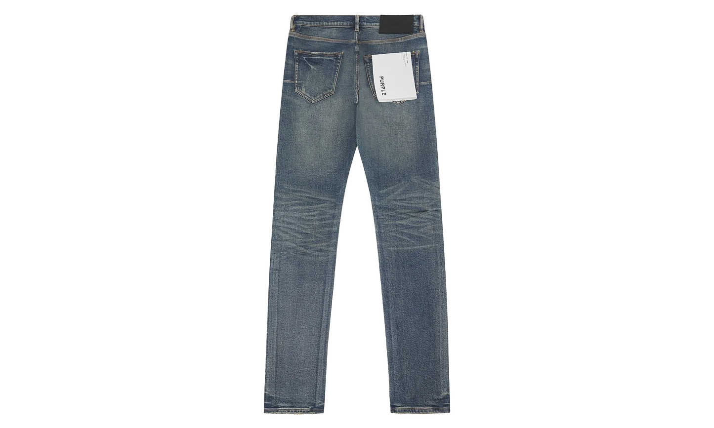 Purple Brand Southgate Coated Authentic Indigo "BLUE" P001 SSWA125