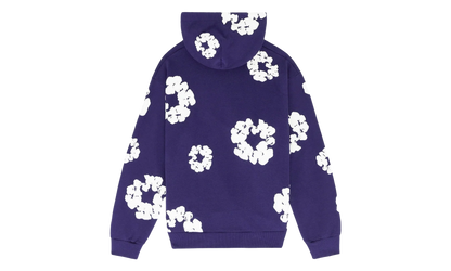 Cotton Wreath Hooded Sweatshirt "Purple" DT376