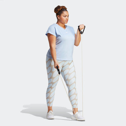 Women's adidas AEROREADY Train Essentials Minimal Branding V-Neck Tee (Plus Size)