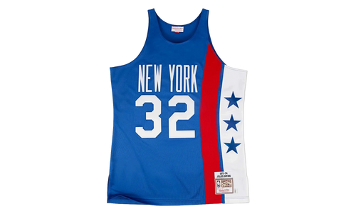 NBA Julius Erving Authentic Jersey "1973 New York Nets - Blue" 72263E973JUERV