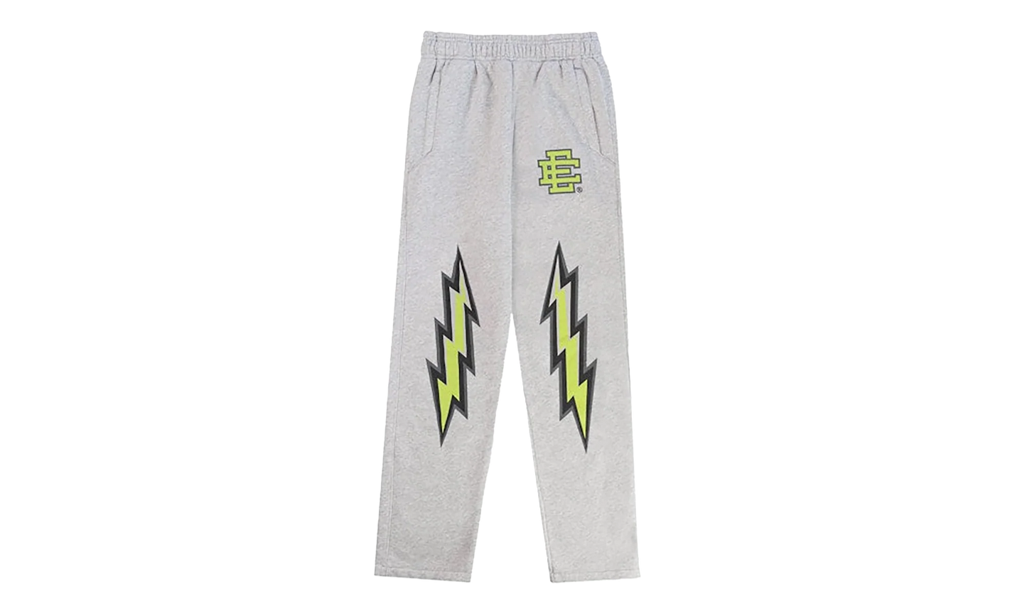 EE BASIC SWEATPANTS "SS24 - Grey/Lime Bolt" EE562