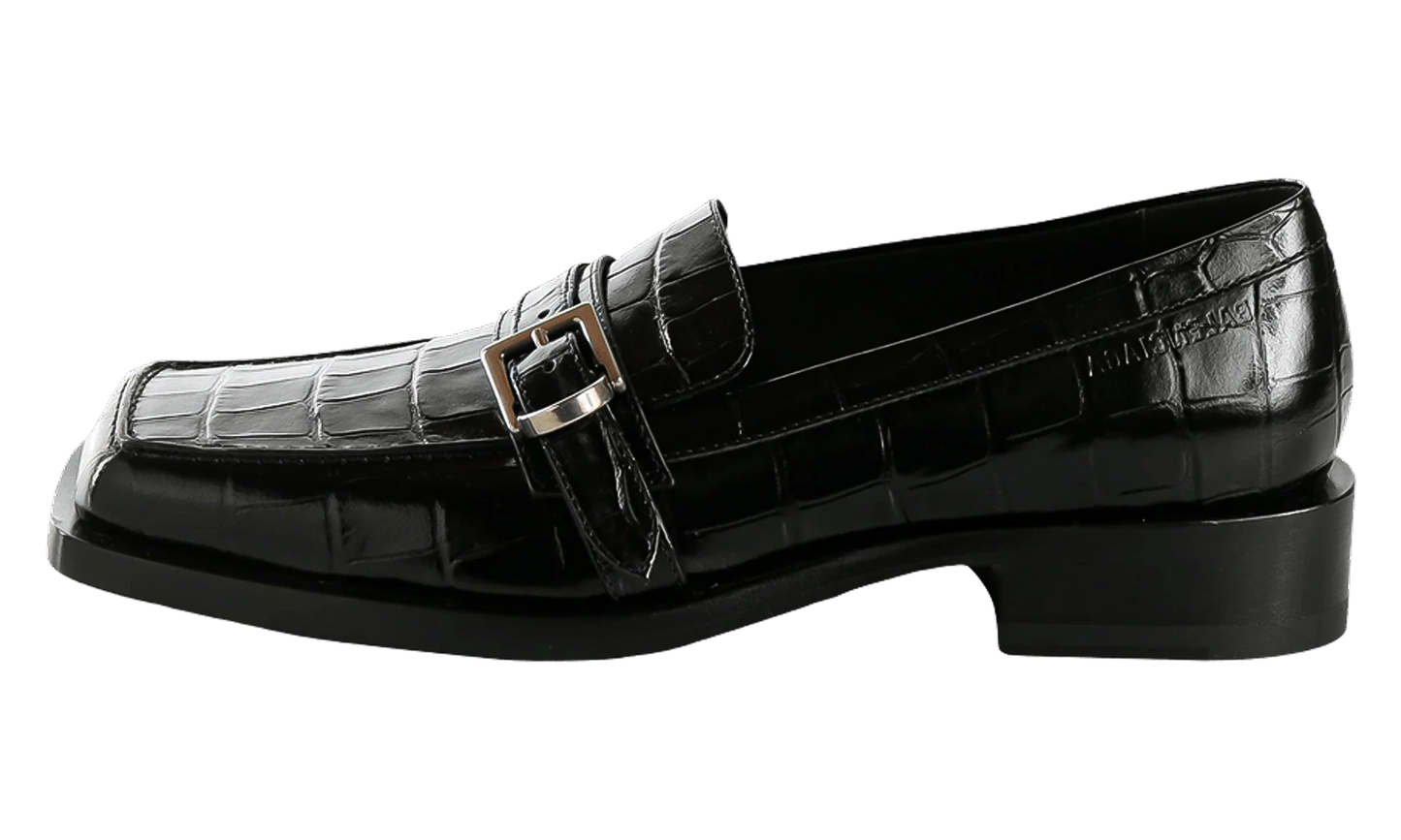 Bel Air Loafer WMNS "Black Crocodile Embossed Calfskin" 845962 WCB60 1000