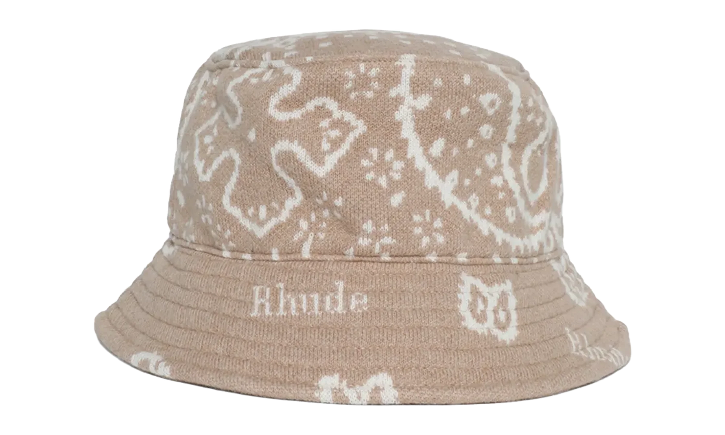 Intarsia Bucket Hat "Tan / Cream" RHPS24HA04973517 TCM