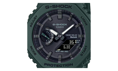 A/D Solar tooth Resin Watch Watch "Green" GAB2100 3A