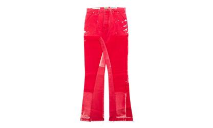 LA Flare Carpenter Pants Paint Splatter "Red Multi" GDPSLFJR