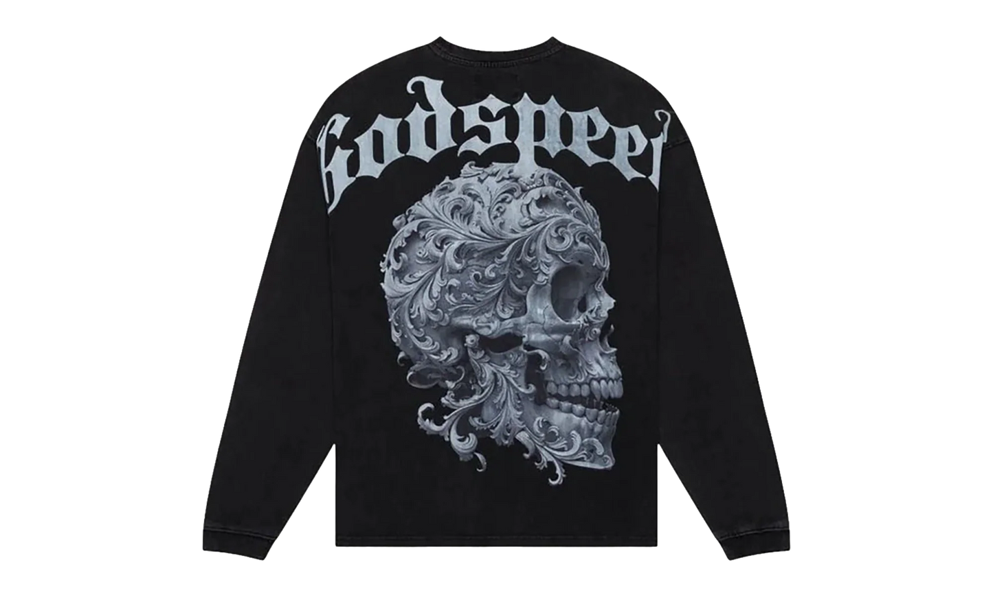 GRAIL LONG SLEEVES SWEATSHIRT "BLACK" GS125
