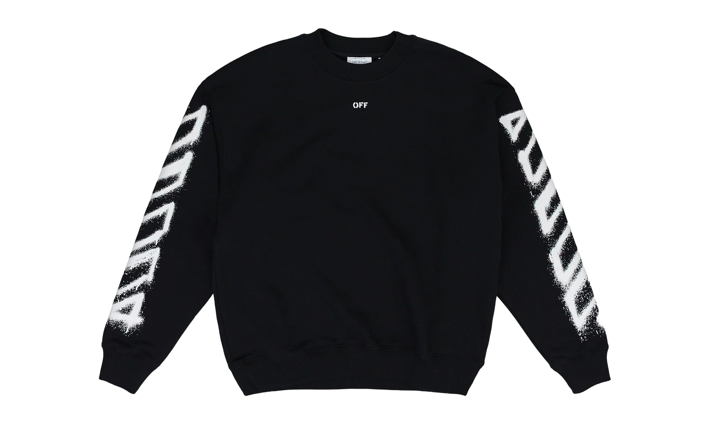 Spray Can Arrow Crewneck "Black" OFW-MHDS-0204