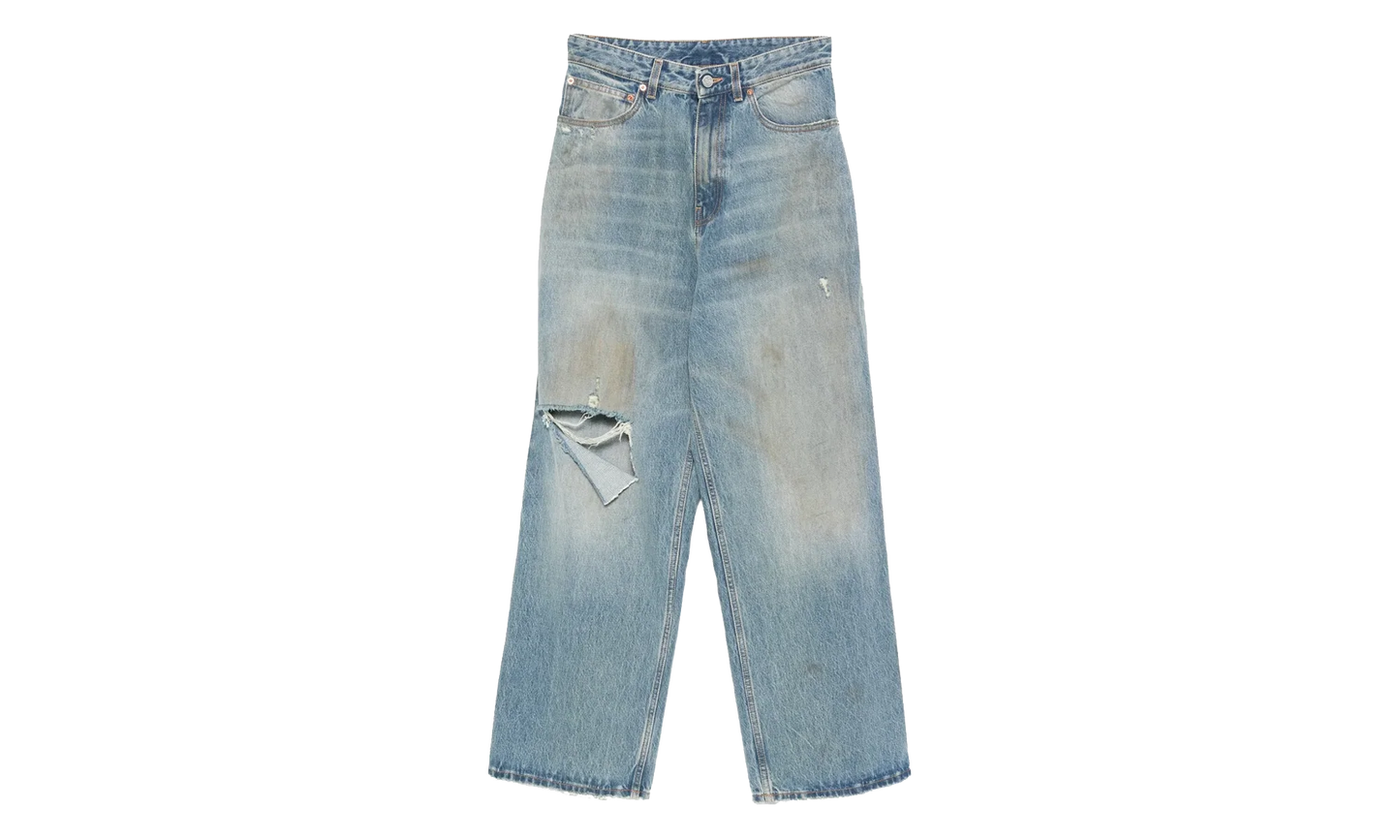 Distressed Baggy Jeans "Light Blue" UH76DP180LD LIGH