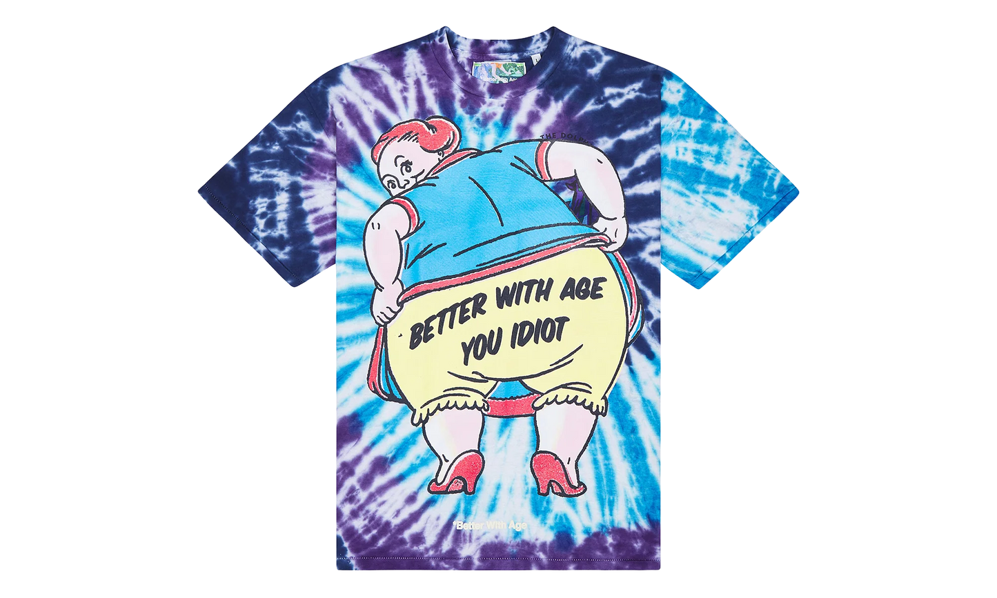 Frizzle Tie Dye Tee "Dolphins" BWA23