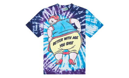 Frizzle Tie Dye Tee "Dolphins" BWA23