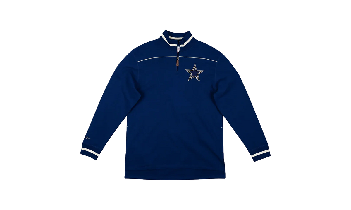 NFL Team Issued French Terry 1/4 Zip Pullover "Dallas Cowboys - Navy" FQZPAJ19031 DCONAVY