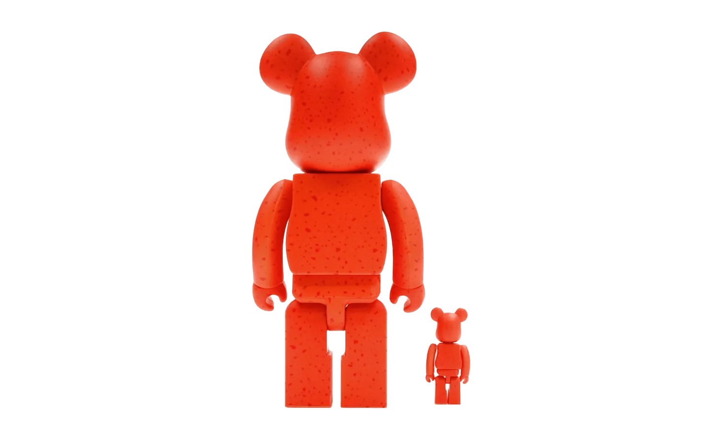 Bearbrick x Concepts Orange Lobster "100% & 400% Set" MEDI3063