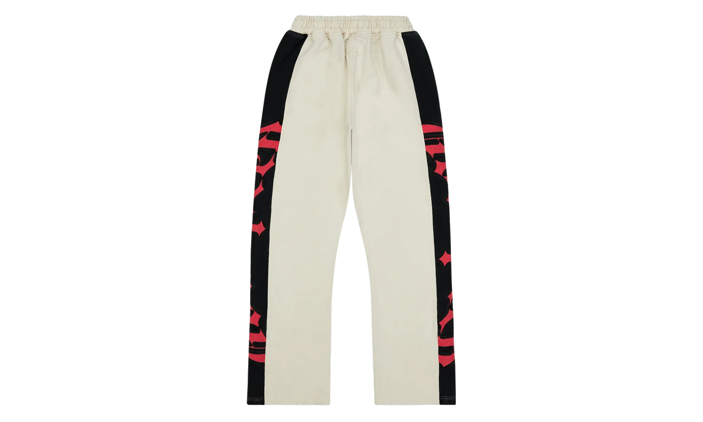 Courtside Sweatpants "Bone / Black / Red" GS070