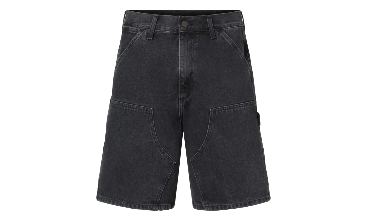 Double Knee Shorts "Black Stoned Washed" I034867 89 06