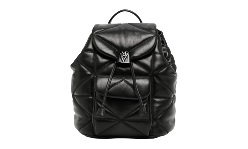 Mini Travia Backpack in Leather "Black" MWKDALM01BK001