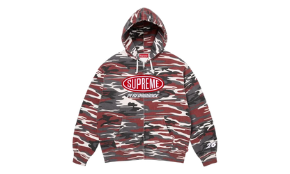 Performance Zip Up Hoodie "SS26 - Red Camo" SU27276