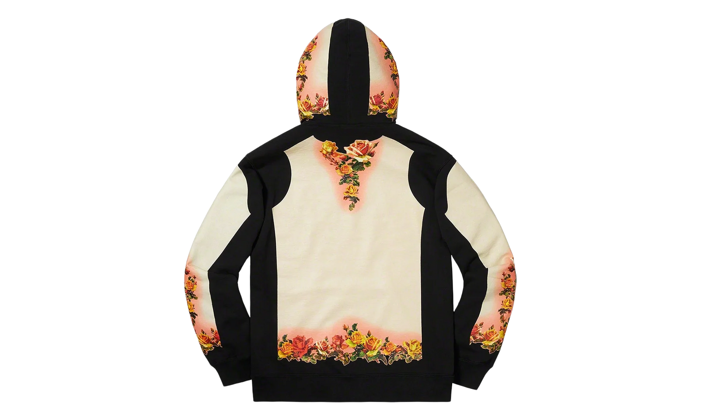 Jean Paul Gaultier® Floral Print Hoodie "SS19 - Black" SU26927