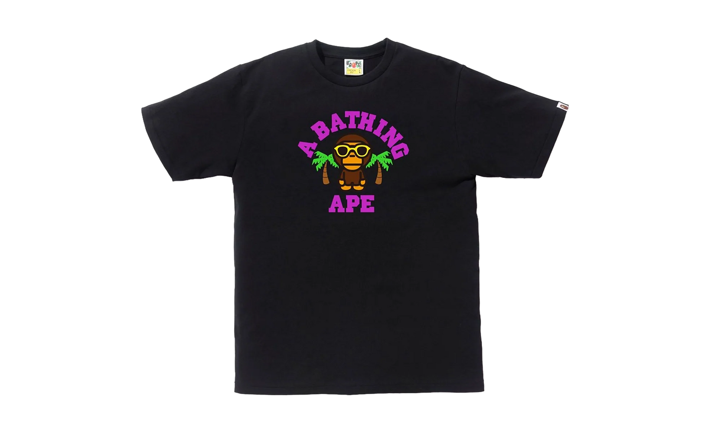 Milo College Summer Tee "Black" BAPE SS18 106