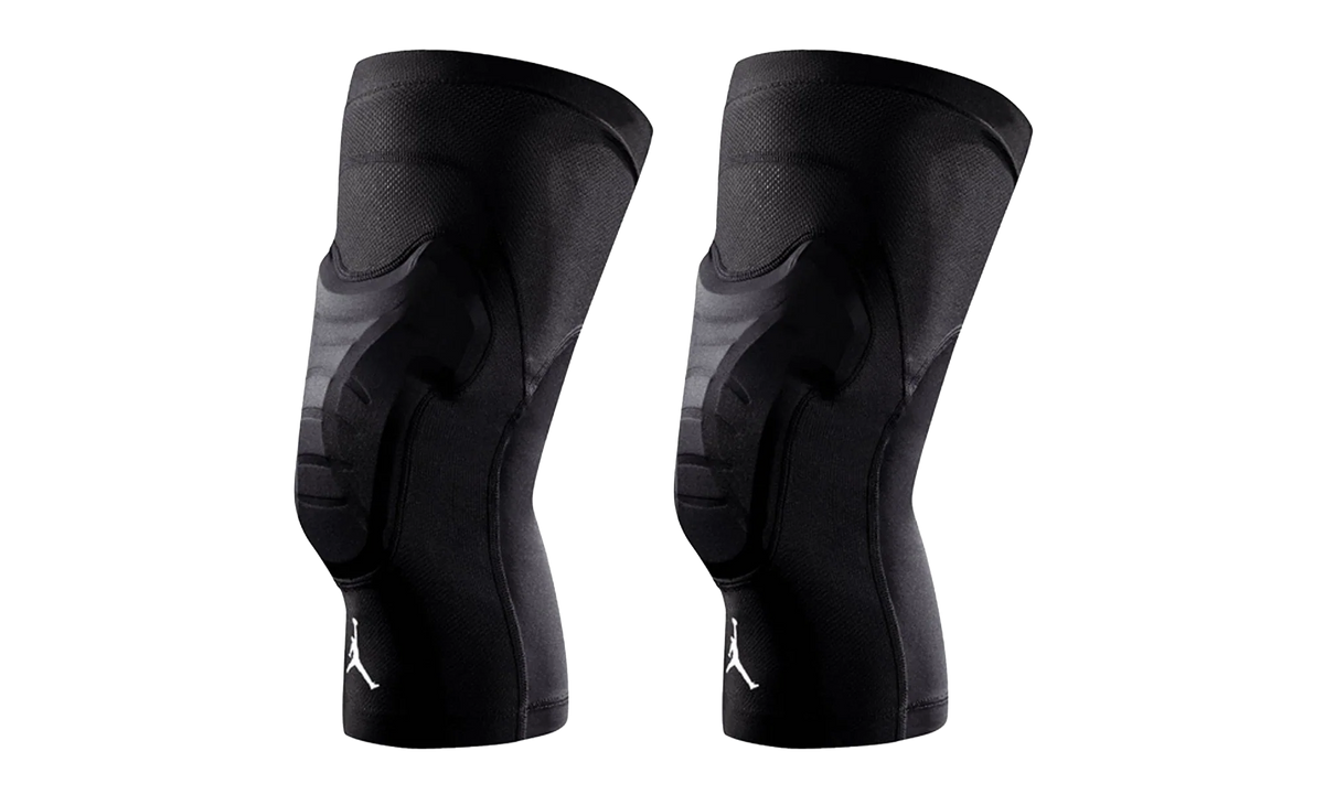 Air Jordan PADDED KNEE SLEEVES "Black / White" J.KS.02.010