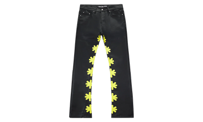 Leather Pants "Black / Yellow" LSLPBFY