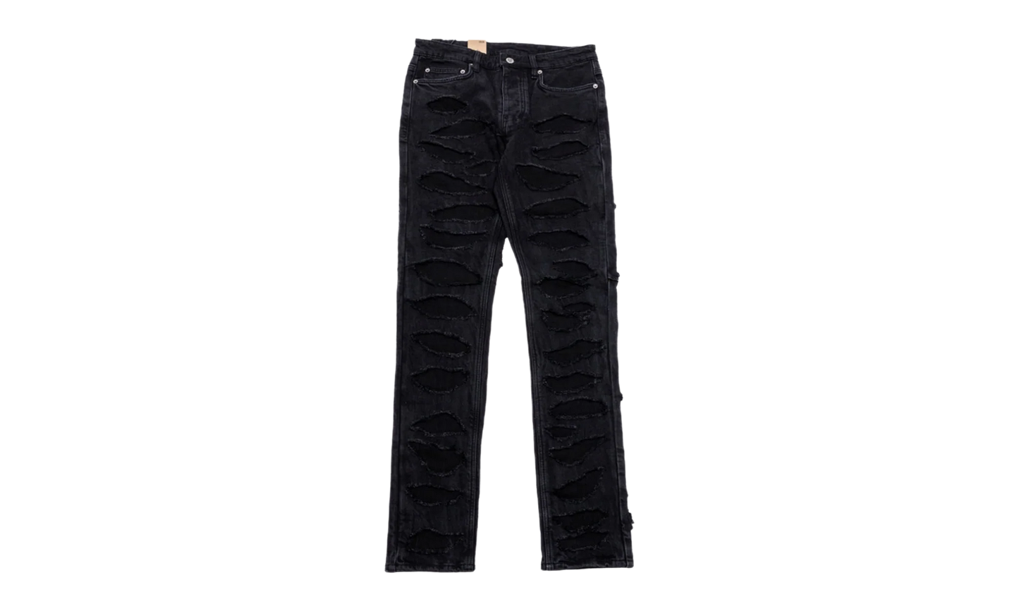 KSUBI Trippie Redd Chitch Shredded Jeans "Black" CNT4QG7A