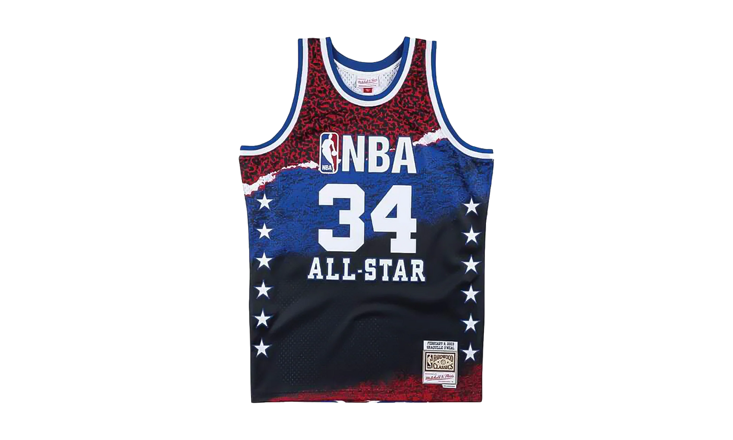 NBA Sublimated Shaquille O’Neal Swingman Jersey "2003 Allstar West - Black" SMJYNG18426 ASWBLCK03SON