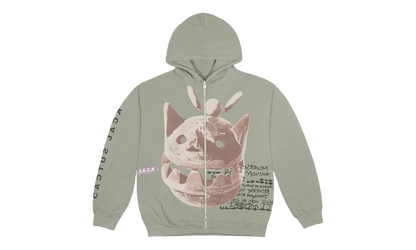 New Sight Zip Up Hoodie "Olive" TSUC43
