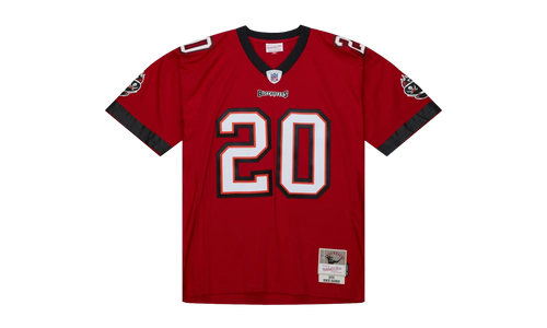 NFL Ronde Barber Dark Jersey "2002 Tampa Bay Buccaneers - Scarlet" LGJY6872 TBB02RBRSCAR