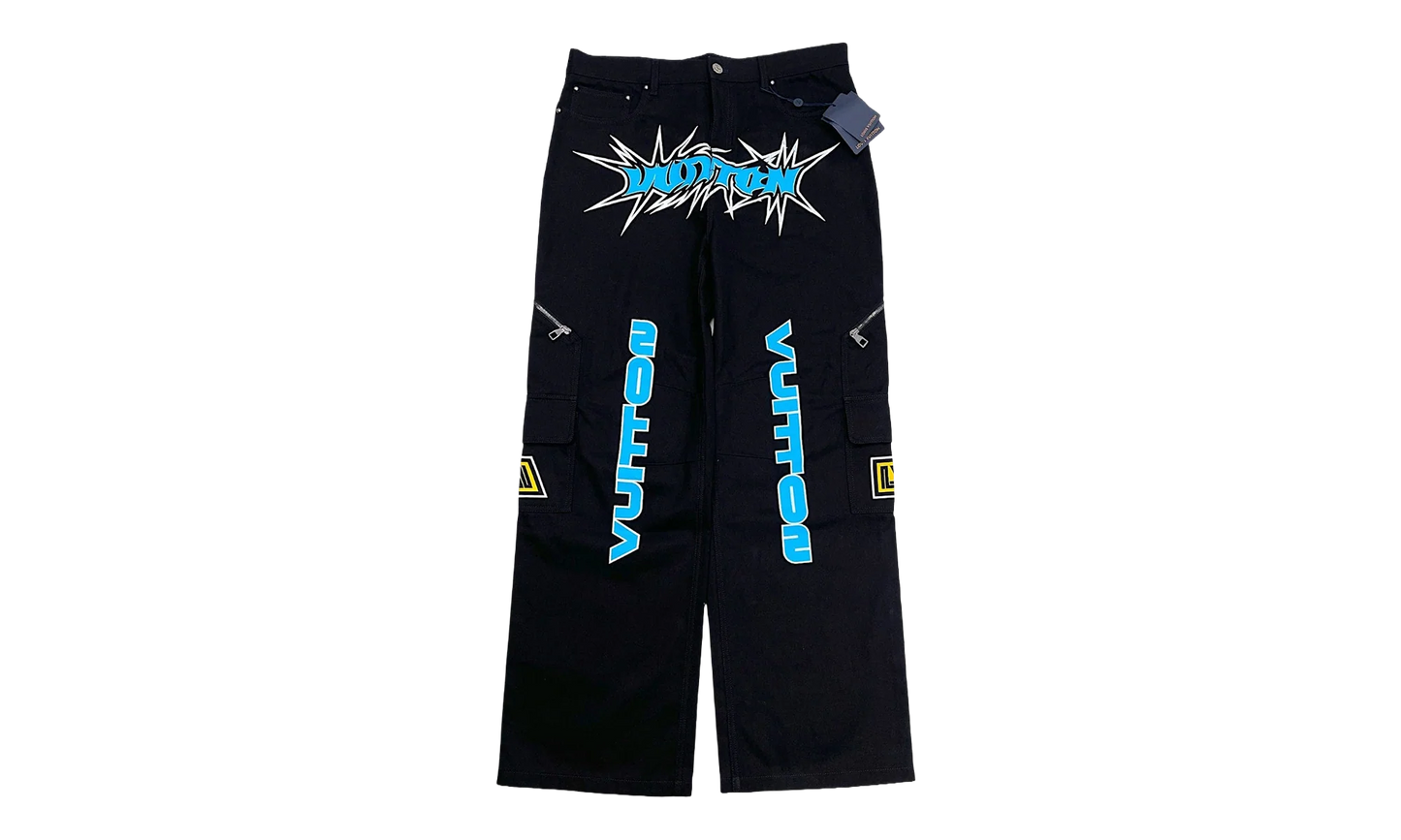 Racing Urban Multi Pocket Jeans "Black" 1ABJ7T
