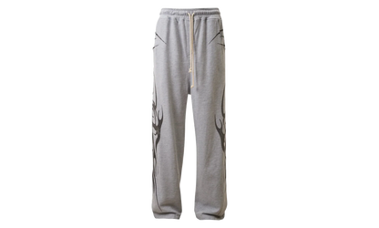 Tribal Flame Sweatpants "Grey" HSR267