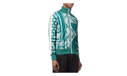 Bandana Track Jacket "Green / White" PMBD001F21FAB0055501