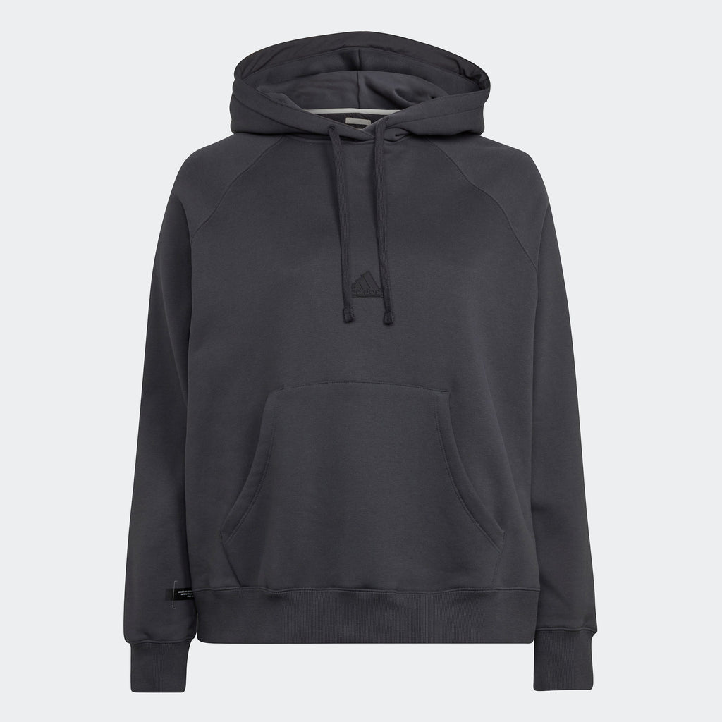 Women's adidas Oversized Hooded Sweatshirt (Plus Size)