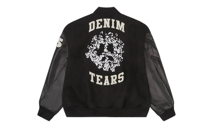 Peace Wreath Varsity Jacket "Black" DT445