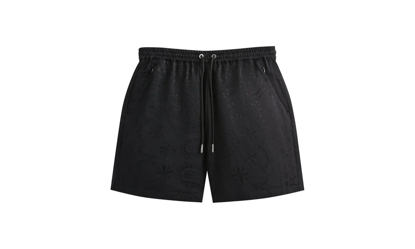 Jacquard Faille Cedar Short "Black" KHM060574 001