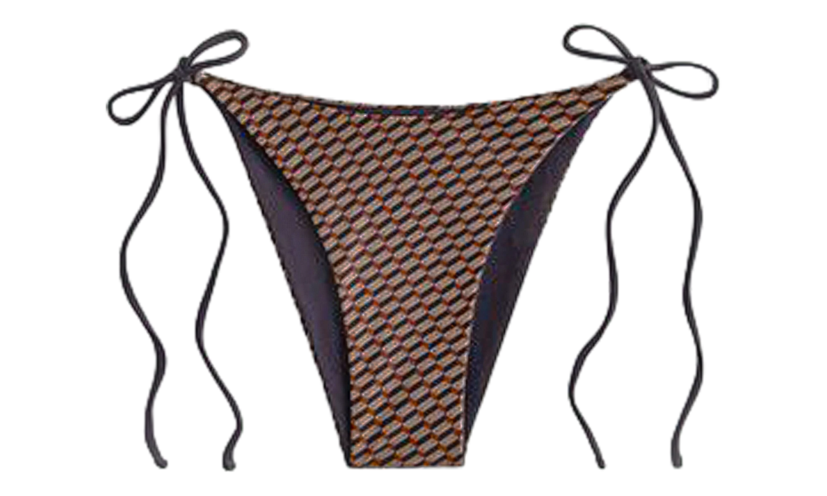 Mae Monogram Tie Bottom WMNS "Brown" KITH133