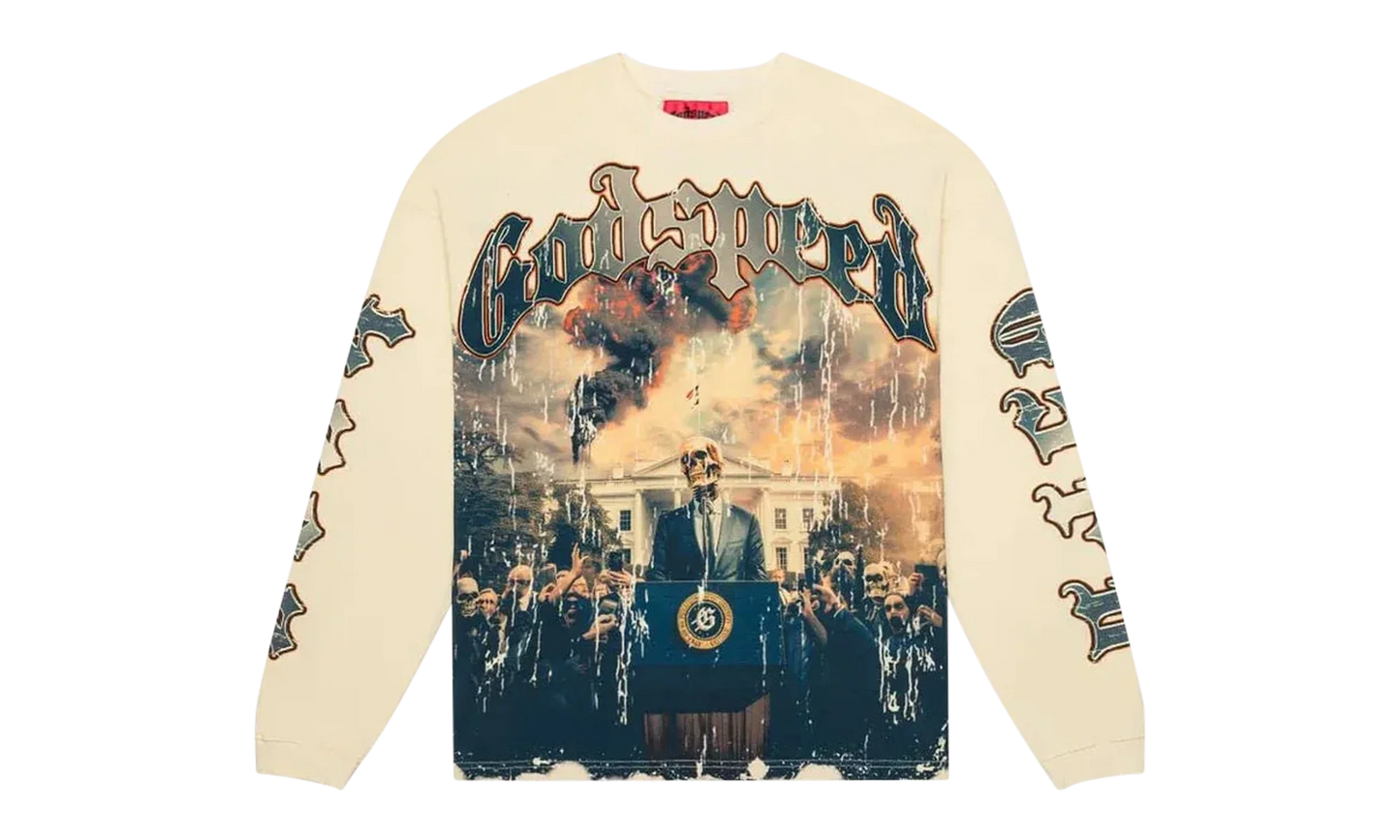 V.O.D 2024 Long Sleeve T-Shirt "Bone" MUGKDEQI