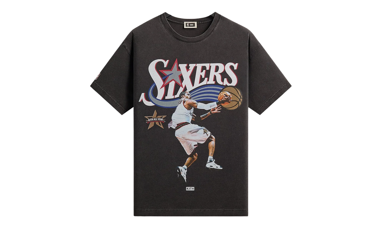 NBA All-Star Philadelphia 76ers Allen Iverson "Black" KHM034945 001