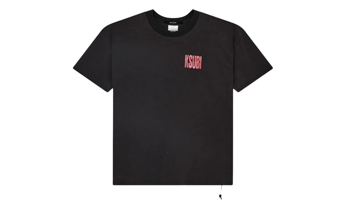 Ksubi Panthera Ekcess SS Tee "Faded Black" MPS26TE006