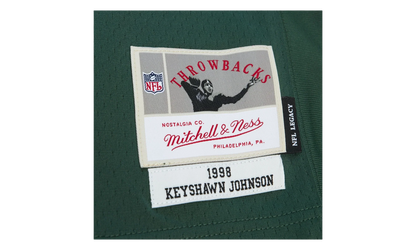 NFL Keyshawn Johnson Dark Jersey "1998 New York Jets - Hunter Green" LGJY6208 NYJ98KJHHNGN